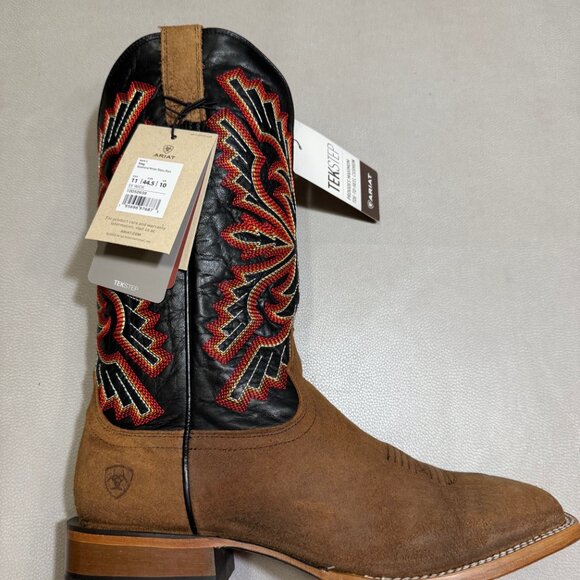 ARIAT Men's Sting Cowboy Boot, Bayou Black/Weathered Wicker, 11 Wide - Picture 2 of 11